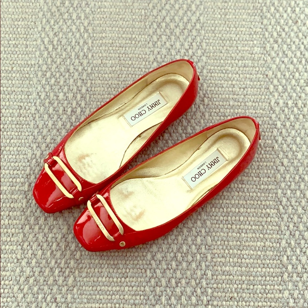 Jimmy Choi red ballet flats